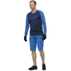 Norrona Pantaloncini Uomo - Fjørå Flex1 Heavy Duty - Olympian Blue -Norrona norrona fjora flex1 heavy duty shorts men olympian blue 3 903560