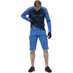 Norrona Pantaloncini Uomo - Fjørå Flex1 Heavy Duty - Olympian Blue -Norrona norrona fjora flex1 heavy duty shorts men olympian blue 5 903562