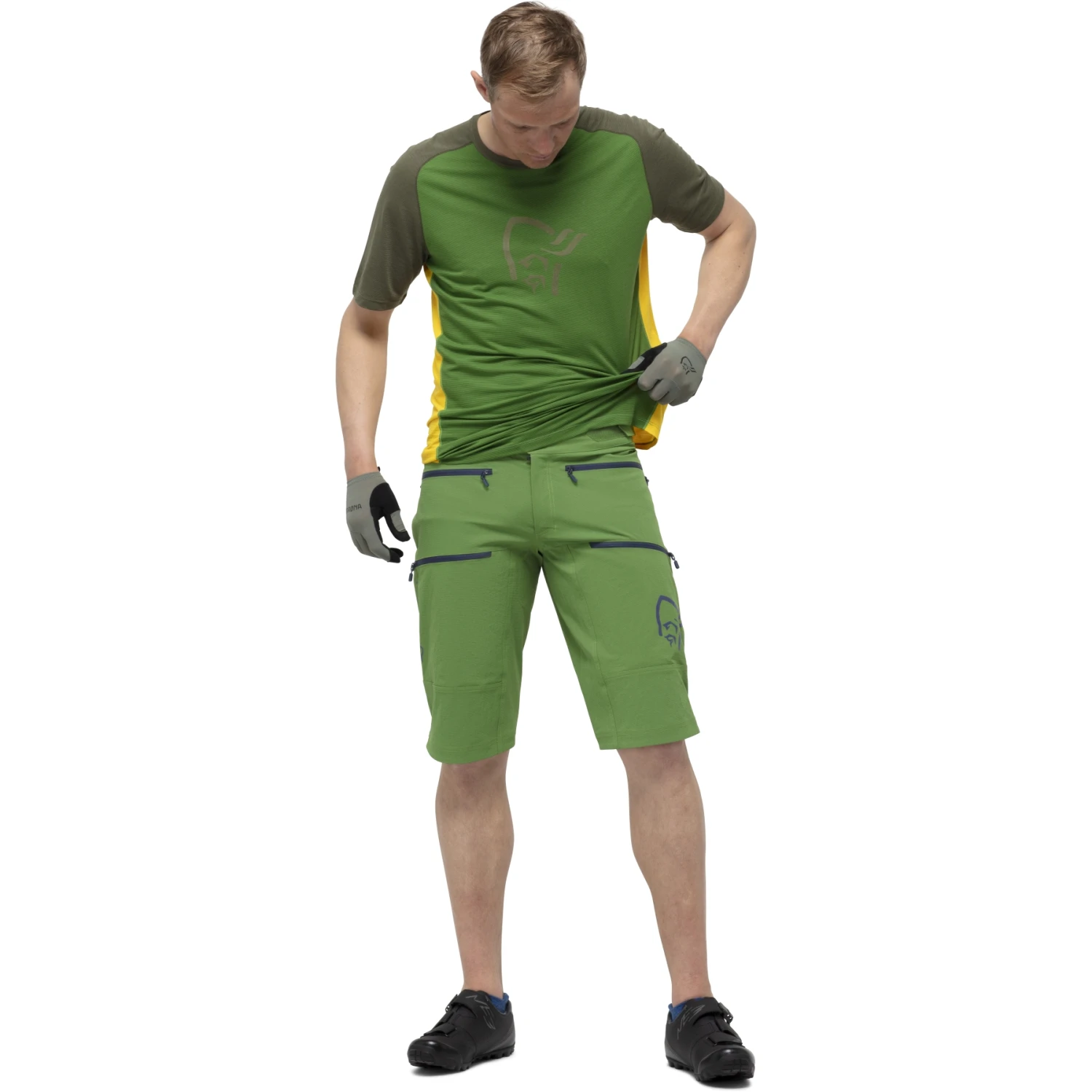 Norrona Pantaloncini Uomo - Fjørå Flex1 Heavy Duty - Treetop 5 Norrona Pantaloncini Uomo - Fjørå Flex1 Heavy Duty - Treetop - immagine 3