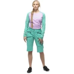 Norrona Pantaloncini Donna - Fjørå Flex1 Heavy Duty - Arcadia/Indigo Night -Norrona norrona fjora flex1 heavy duty shorts women arcadia indigo night 3 903590