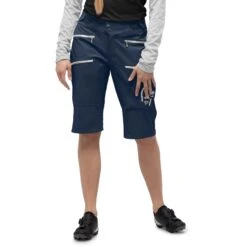 Norrona Pantaloncini Donna - Fjørå Flex1 Heavy Duty - Indigo Night