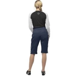 Norrona Pantaloncini Donna - Fjørå Flex1 Heavy Duty - Indigo Night -Norrona norrona fjora flex1 heavy duty shorts women indigo night model 2 1399690