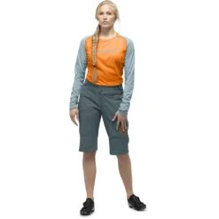 Norrona Pantaloncini Donna - Fjørå Flex1 Heavy Duty - North Atlantic -Norrona norrona fjora flex1 heavy duty shorts women north atlantic 1 1561096