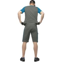 Norrona Pantaloncini Uomo - Fjørå Flex1 Mid Weight - Castor Grey -Norrona norrona fjora flex1 mid weight shorts men castor grey model 2 1399727