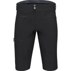 Norrona Pantaloncini Uomo - Fjørå Flex1 Mid Weight - Caviar