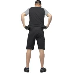 Norrona Pantaloncini Uomo - Fjørå Flex1 Mid Weight - Caviar -Norrona norrona fjora flex1 mid weight shorts men caviar model 2 1399729