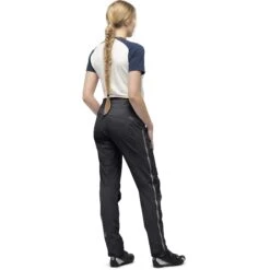 Norrona Pantaloni Donna - Fjørå Flex1 - Caviar/Castor Grey -Norrona norrona fjora flex1 pants women caviar castor grey 3 1463072