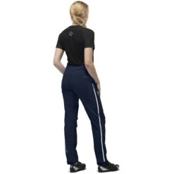 Norrona Pantaloni Donna - Fjørå Flex1 - Indigo Night -Norrona norrona fjora flex1 pants women indigo night model 2 1399623