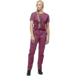 Norrona Pantaloni Donna - Fjørå Flex1 - Violet Quartz -Norrona norrona fjora flex1 pants women violet quartz model 1 1399687