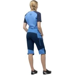 Norrona Pantaloncini Donna - Fjørå Flex1 - Campanula/Indigo Night -Norrona norrona fjora flex1 shorts women campanula indigo night 4 903748