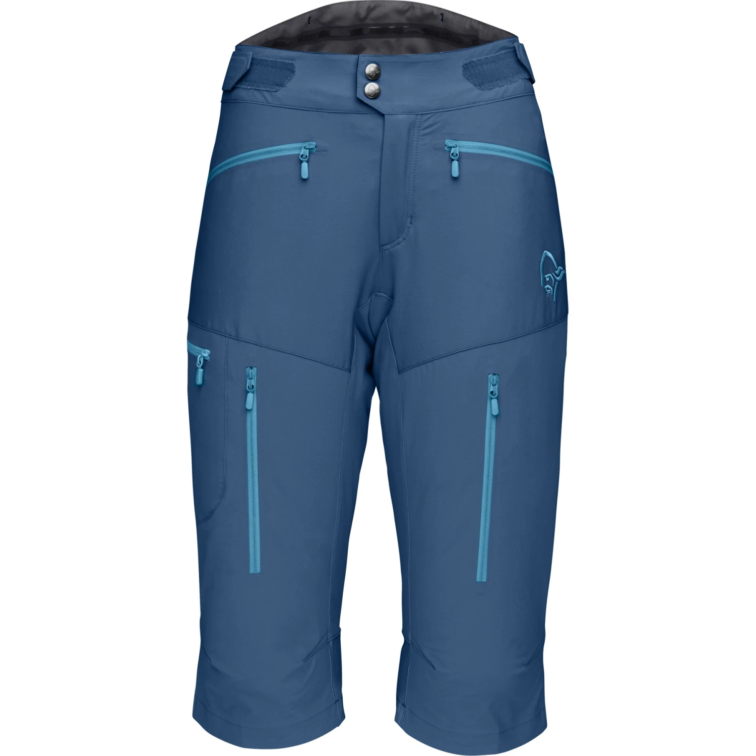 Norrona Pantaloncini Donna - Fjørå Flex1 - Mykonos Blue 4 Norrona Pantaloncini Donna - Fjørå Flex1 - Mykonos Blue - immagine 2