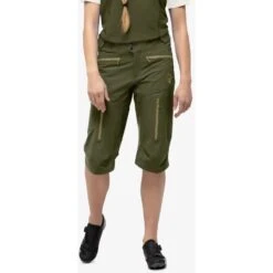 Norrona Pantaloncini Donna - Fjørå Flex1 - Olive Night -Norrona norrona fjora flex1 shorts women olive night 3 1127006