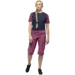 Norrona Pantaloncini Donna - Fjørå Flex1 - Violet Quartz -Norrona norrona fjora flex1 shorts women violet quartz model 1 1399620