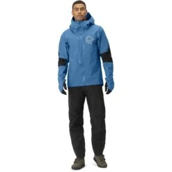 Norrona Giacca Uomo - Fjørå Gore-Tex Pro - Mykonos Blue 10 Norrona Giacca Uomo - Fjørå Gore-Tex Pro - Mykonos Blue -Norrona norrona fjora gore tex pro jacket men mykonos blue model 1 1399773