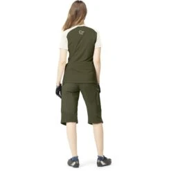 Norrona Maglietta Donna - Fjørå Wool - Indigo Night/Snowdrop -Norrona norrona fjora wool t shirt women 2 1178598