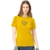 Norrona Maglietta Donna - Fjørå Wool - Sulphur -Norrona norrona fjora wool t shirt women sulphur 1 1463339