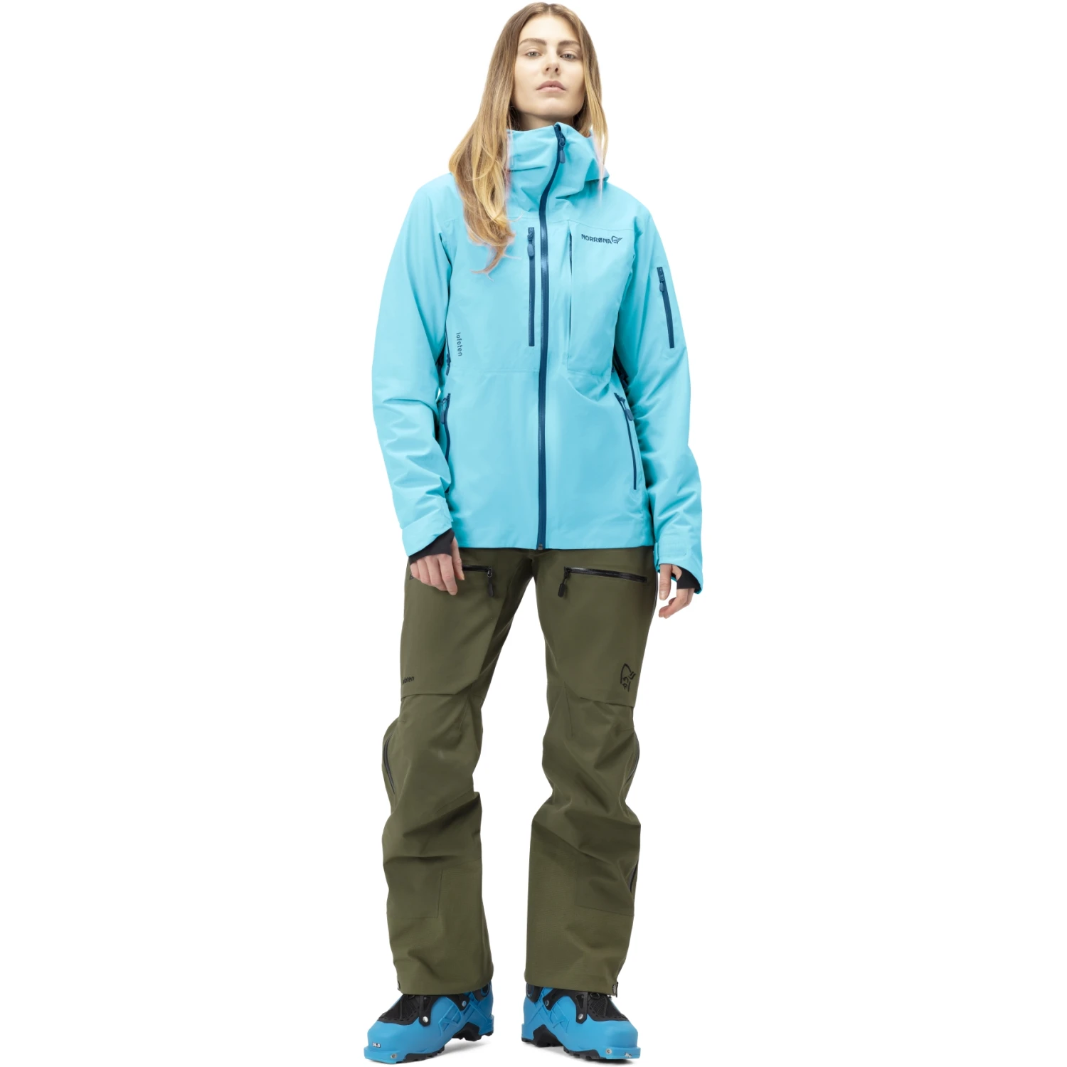 Norrona Giacca Donna - Lofoten Gore-Tex Insulated - Aquarius 6 Norrona Giacca Donna - Lofoten Gore-Tex Insulated - Aquarius - immagine 4