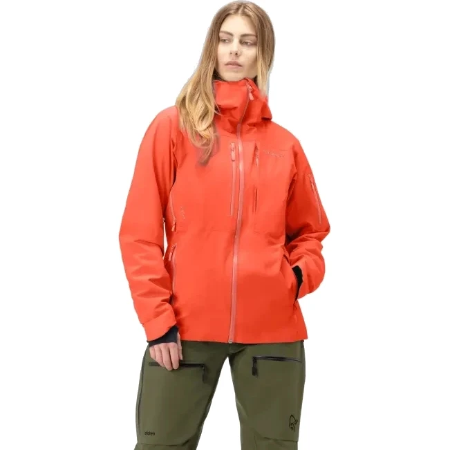 Norrona Giacca Donna - Lofoten Gore-Tex Insulated - Orange Alert 3 Norrona Giacca Donna - Lofoten Gore-Tex Insulated - Orange Alert