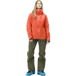 Norrona Giacca Donna - Lofoten Gore-Tex Insulated - Orange Alert 10 Norrona Giacca Donna - Lofoten Gore-Tex Insulated - Orange Alert -Norrona norrona lofoten gore tex insulated jacket women orange alert 3 1255527