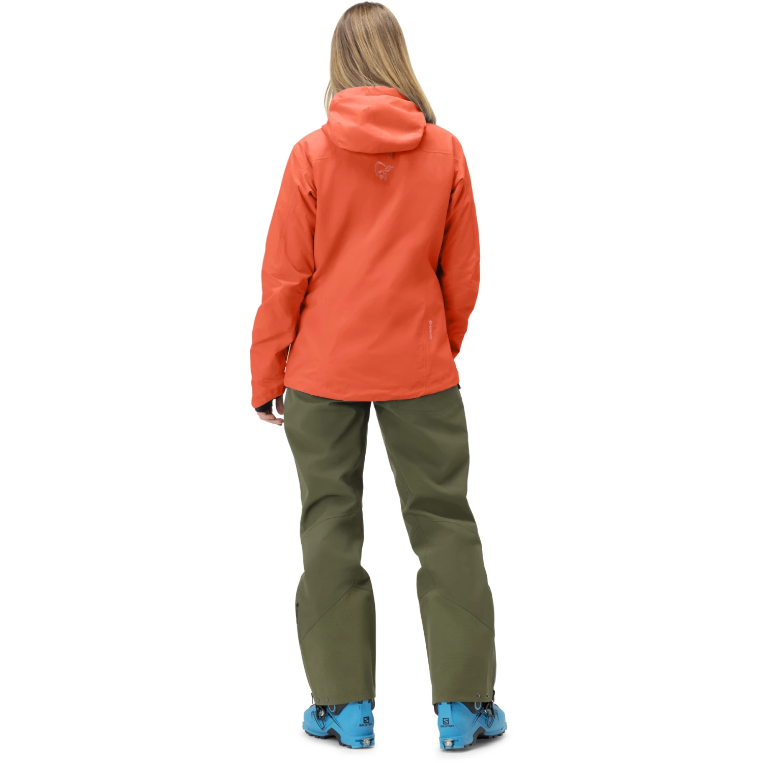 Norrona Giacca Donna - Lofoten Gore-Tex Insulated - Orange Alert 7 Norrona Giacca Donna - Lofoten Gore-Tex Insulated - Orange Alert - immagine 5