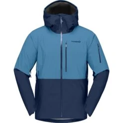Norrona Giacca Uomo - Lofoten Gore-Tex - Hawaiian Surf/Indigo Night -Norrona norrona lofoten gore tex jacket men hawaiian surf indigo night 1 1255586