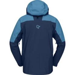 Norrona Giacca Uomo - Lofoten Gore-Tex - Hawaiian Surf/Indigo Night -Norrona norrona lofoten gore tex jacket men hawaiian surf indigo night 2 1255587