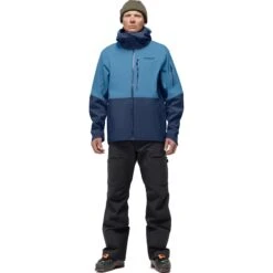 Norrona Giacca Uomo - Lofoten Gore-Tex - Hawaiian Surf/Indigo Night -Norrona norrona lofoten gore tex jacket men hawaiian surf indigo night 3 1255588