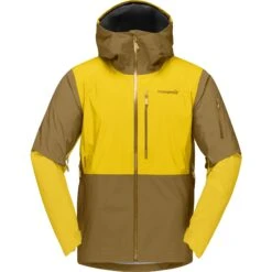 Norrona Giacca Uomo - Lofoten Gore-Tex - Sulphur/Camelflage -Norrona norrona lofoten gore tex jacket men sulphur camelflage 2 1517819