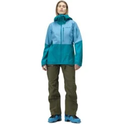 Norrona Giacca Donna - Lofoten Gore-Tex - Aquarius/Hawaiian Surf -Norrona norrona lofoten gore tex jacket women aquarius hawaiian surf 3 1255596