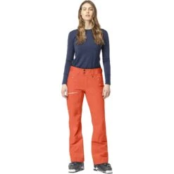 Norrona Pantaloni Donna - Lofoten Gore-Tex - Orange Alert -Norrona norrona lofoten gore tex pants women orange alert 3 1255626