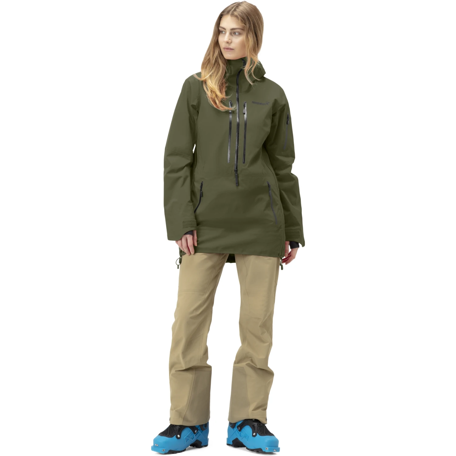 Norrona Giacca Donna - Lofoten Gore-Tex Pro Anorak - Olive Night 6 Norrona Giacca Donna - Lofoten Gore-Tex Pro Anorak - Olive Night - immagine 4