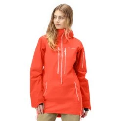 Norrona Giacca Donna - Lofoten Gore-Tex Pro Anorak - Orange Alert
