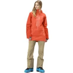 Norrona Giacca Donna - Lofoten Gore-Tex Pro Anorak - Orange Alert -Norrona norrona lofoten gore tex pro anorak jacket women orange alert 3 1255668