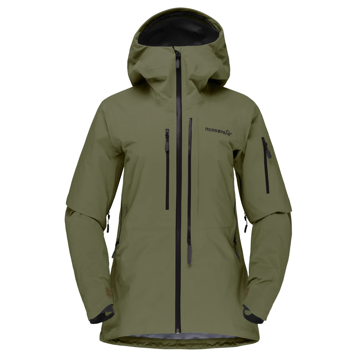 Norrona Giacca Donna - Lofoten Gore-Tex Pro - Olive Night 4 Norrona Giacca Donna - Lofoten Gore-Tex Pro - Olive Night - immagine 2