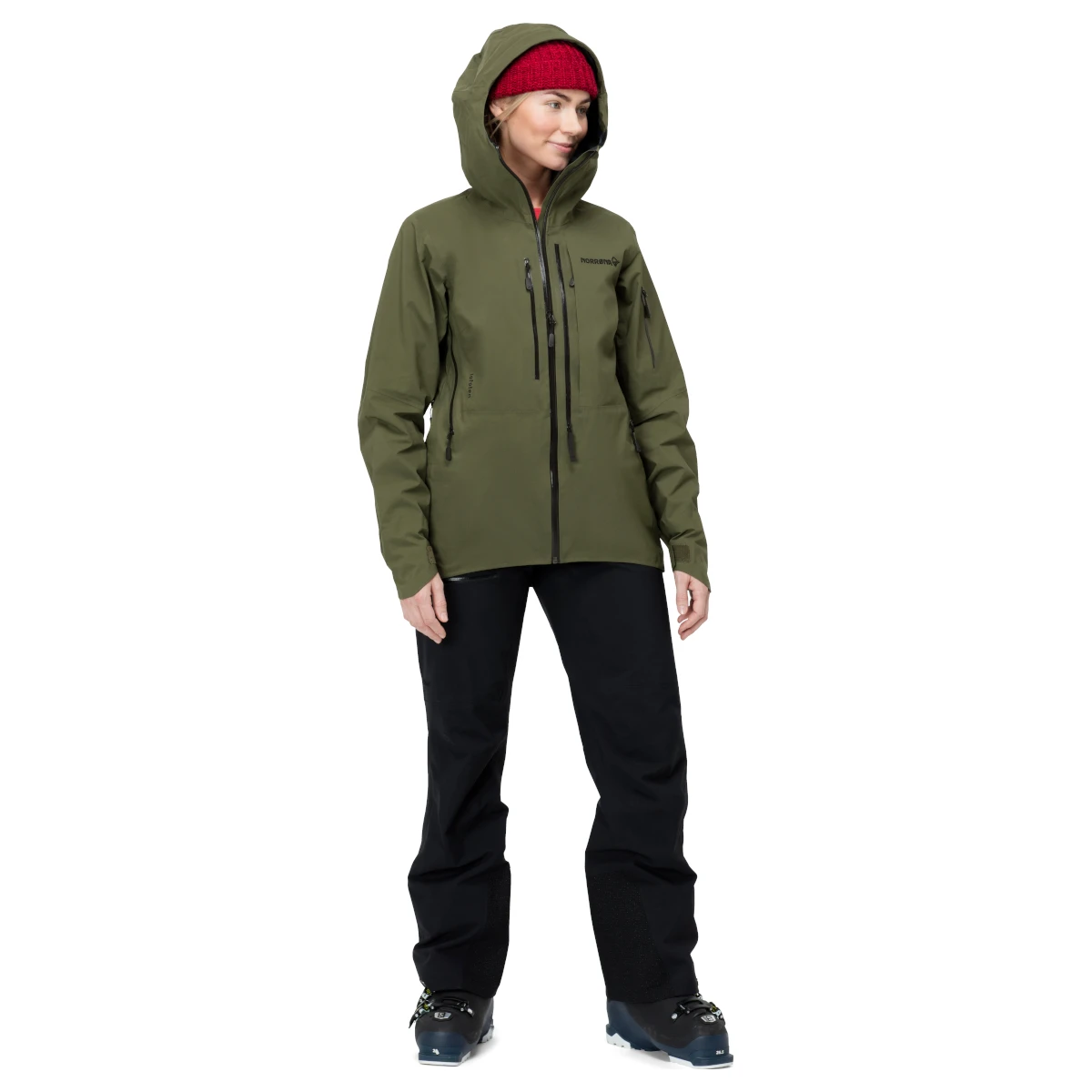 Norrona Giacca Donna - Lofoten Gore-Tex Pro - Olive Night 6 Norrona Giacca Donna - Lofoten Gore-Tex Pro - Olive Night - immagine 4