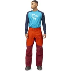 Norrona Pantaloni Uomo - Lofoten Gore-Tex Pro - Arednalin/Rhubarb -Norrona norrona lofoten gore tex pro pants men arednalin rhubarb 3 1255859