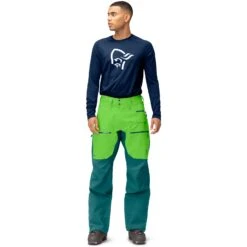 Norrona Pantaloni Uomo - Lofoten Gore-Tex Pro - Classic Green/Everglade -Norrona norrona lofoten gore tex pro pants men classic green everglade 4 1517899