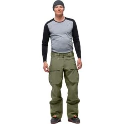 Norrona Pantaloni Uomo - Lofoten Gore-Tex Pro - Olive Night -Norrona norrona lofoten gore tex pro pants men olive night 1 1517908