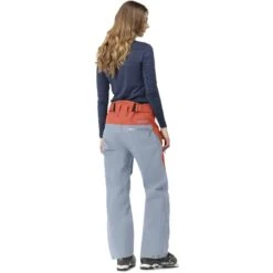 Norrona Pantaloni Donna - Lofoten Gore-Tex Pro - Orange Alert/Blue Fog -Norrona norrona lofoten gore tex pro pants women orange alert blue fog 2 1255884