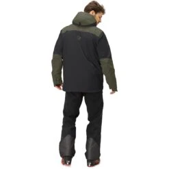 Norrona Giacca Uomo - Lofoten Gore-Tex Thermo80 - Caviar/Olive Night -Norrona norrona lofoten gore tex thermo80 jacket men caviar olive night 4 1026116