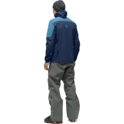 Norrona Giacca Uomo - Lofoten Hiloflex200 Hood - Hawaiian Surf/Indigo Night -Norrona norrona lofoten hiloflex200 hood jacket men hawaiian surf indigo night 4 1255927