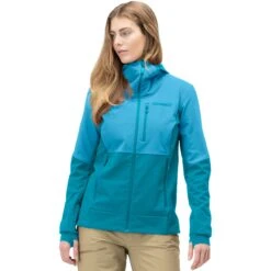 Norrona Giacca Donna - Lofoten Hiloflex200 Hood - Aquarius/Hawaiian Surf