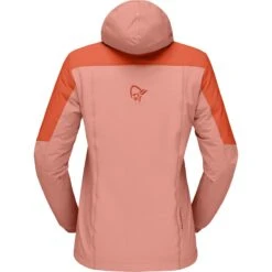 Norrona Giacca Donna - Lofoten Hiloflex200 Hood - Orange Alert -Norrona norrona lofoten hiloflex200 hood jacket women orange alert 2 1255970