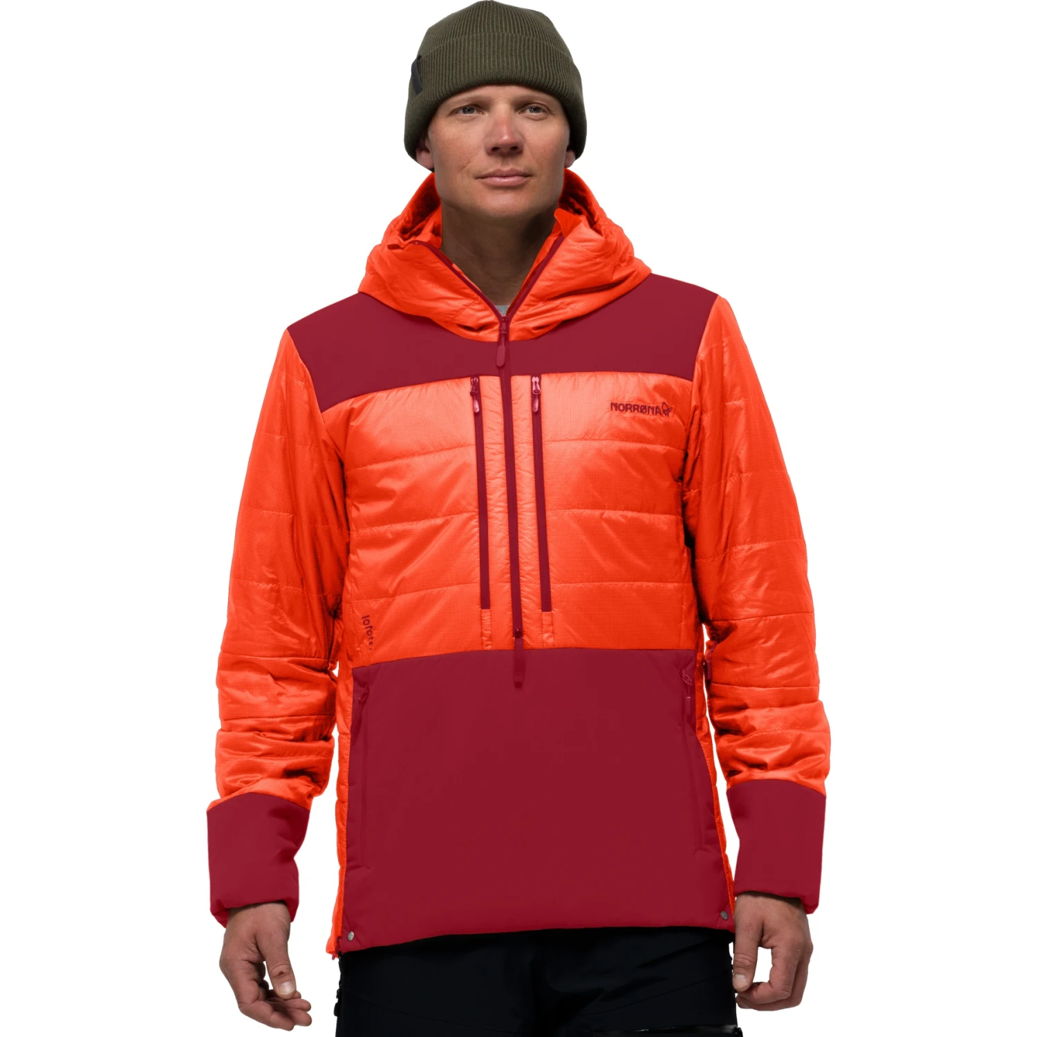 Norrona Giacca Uomo - Lofoten Primaloft80 Anorak - Arednalin/Rhubarb 3 Norrona Giacca Uomo - Lofoten Primaloft80 Anorak - Arednalin/Rhubarb
