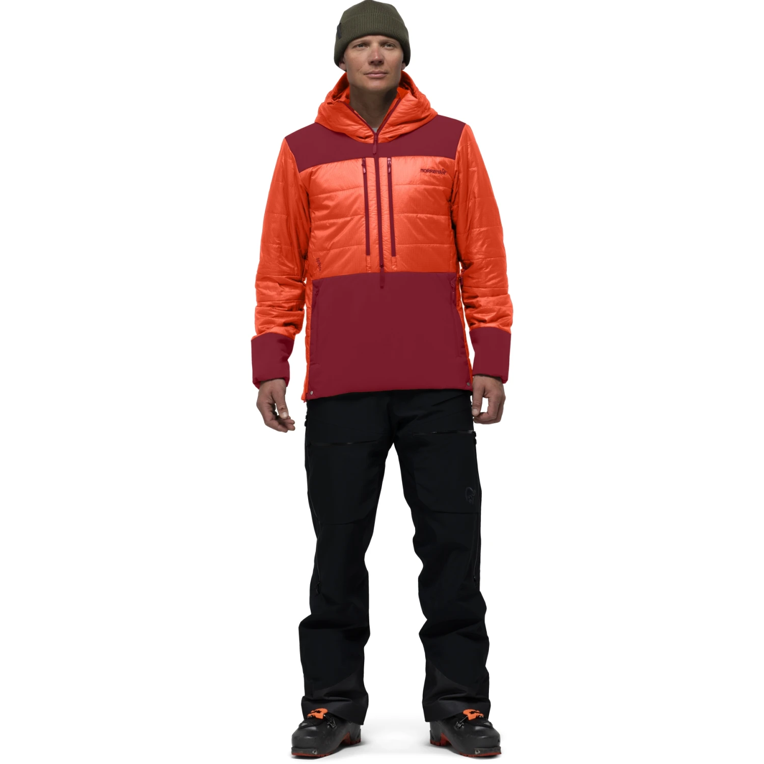 Norrona Giacca Uomo - Lofoten Primaloft80 Anorak - Arednalin/Rhubarb 6 Norrona Giacca Uomo - Lofoten Primaloft80 Anorak - Arednalin/Rhubarb - immagine 4