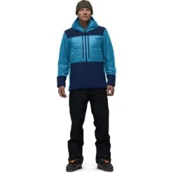 Norrona Giacca Uomo - Lofoten Primaloft80 Anorak - Hawaiian Surf/Indigo Night -Norrona norrona lofoten primaloft80 anorak jacket men hawaiian surf indigo night 1 1255987