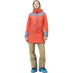 Norrona Giacca Donna - Lofoten Primaloft80 Anorak - Orange Alert/Blue Fog 10 Norrona Giacca Donna - Lofoten Primaloft80 Anorak - Orange Alert/Blue Fog -Norrona norrona lofoten primaloft80 anorak jacket women orange alert blue fog 3 1255991