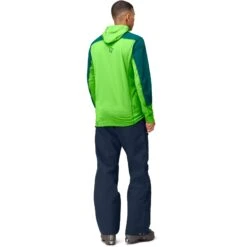 Norrona Pullover Uomo - Lofoten Thermal Pro Hood - Classic Green/Everglade -Norrona norrona lofoten thermal pro hood pullover men classic green everglade 5 1518115