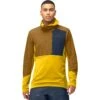 Norrona Pullover Uomo - Lofoten Thermal Pro Hood - Sulphur/Camelflage -Norrona norrona lofoten thermal pro hood pullover men sulphur camelflage 1 1518133