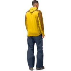Norrona Pullover Uomo - Lofoten Thermal Pro Hood - Sulphur/Camelflage -Norrona norrona lofoten thermal pro hood pullover men sulphur camelflage 5 1518137